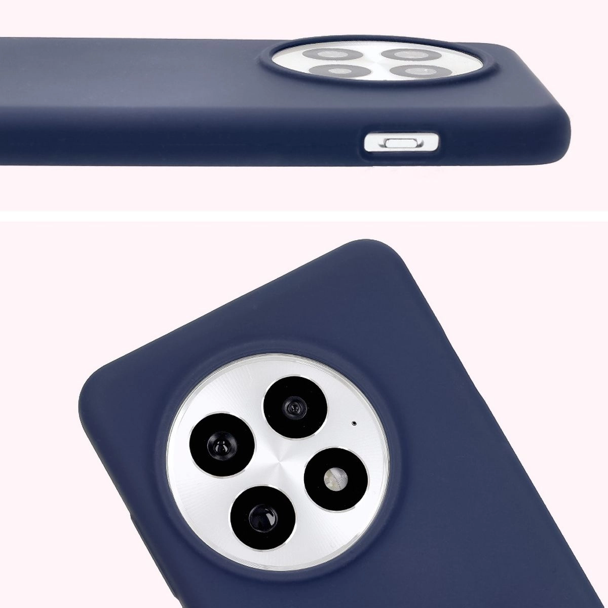 Etui Bizon Silikonowe Soft do OnePlus 13 Ciemno-niebieski
