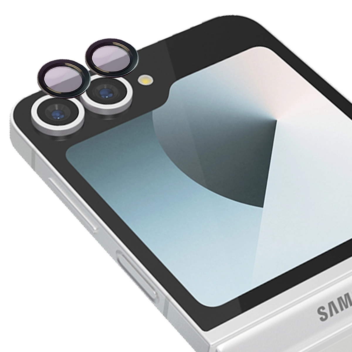 Szkło hartowane Bizon na aparat z aplikatorem Snap Lens do Samsung Galaxy Z Flip6