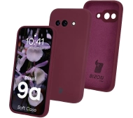 Bizon Silikonowe Soft do Google Pixel 9a Fioletowy