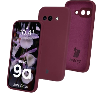 Etui Bizon Silikonowe Soft do Google Pixel 9a Fioletowy