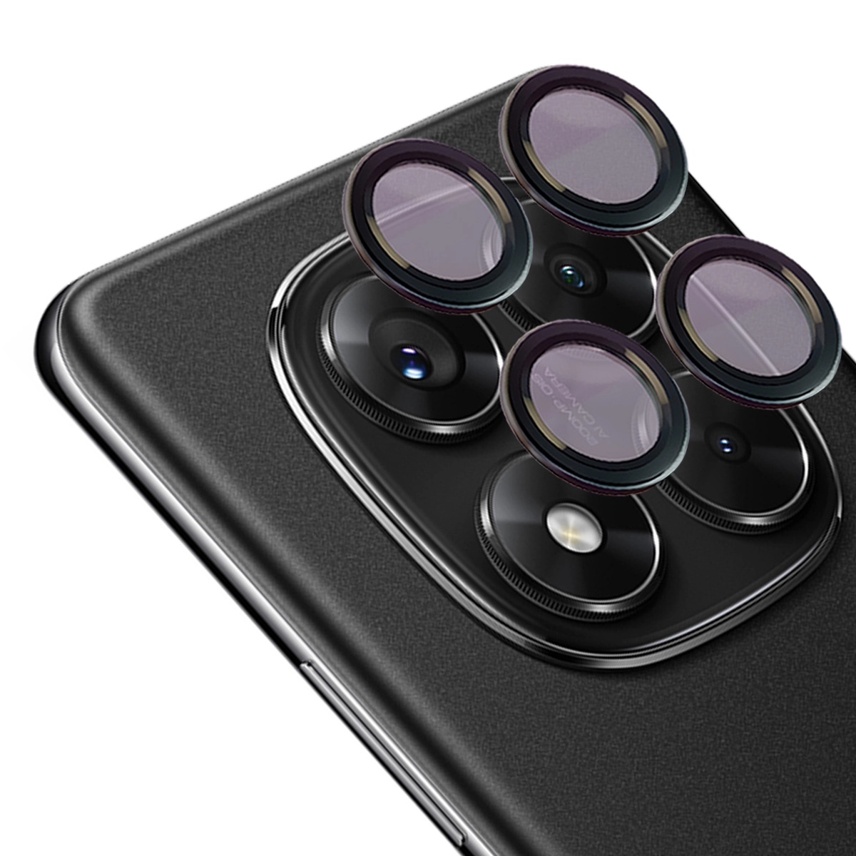 Szkło hartowane Bizon na aparat z aplikatorem Snap Lens do Xiaomi Redmi Note 14 Pro 5G/Poco X7