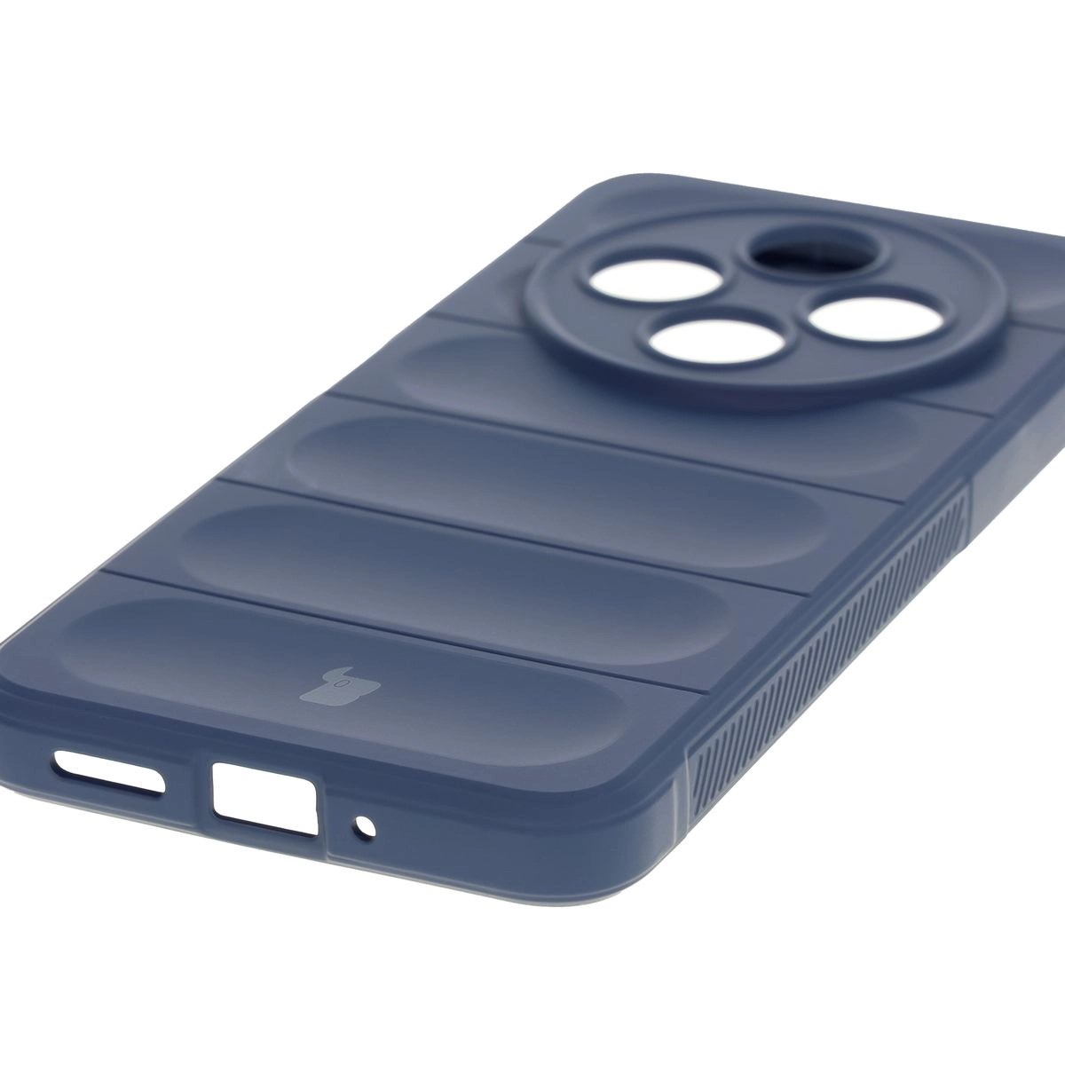 Etui Bizon Tur do Xiaomi Redmi 14C 4G / POCO C75 Granatowy