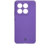 Etui Bizon Silikonowe Soft do Xiaomi 14T Pro Fioletowy