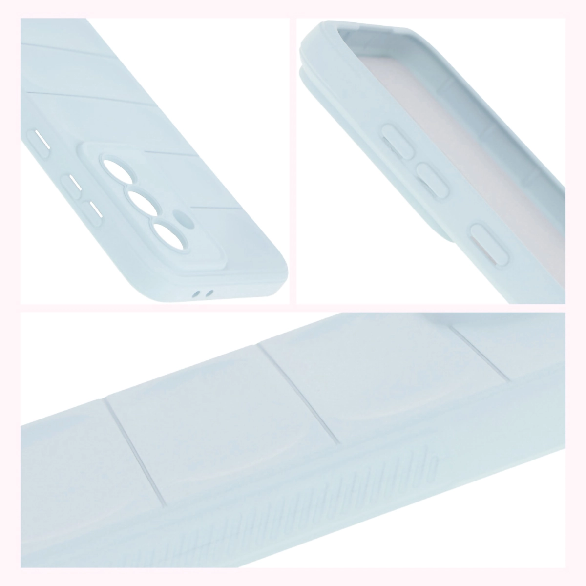 Etui Bizon Tur do Galaxy A36 5G / Galaxy A56 5G Jasnoniebieskie
