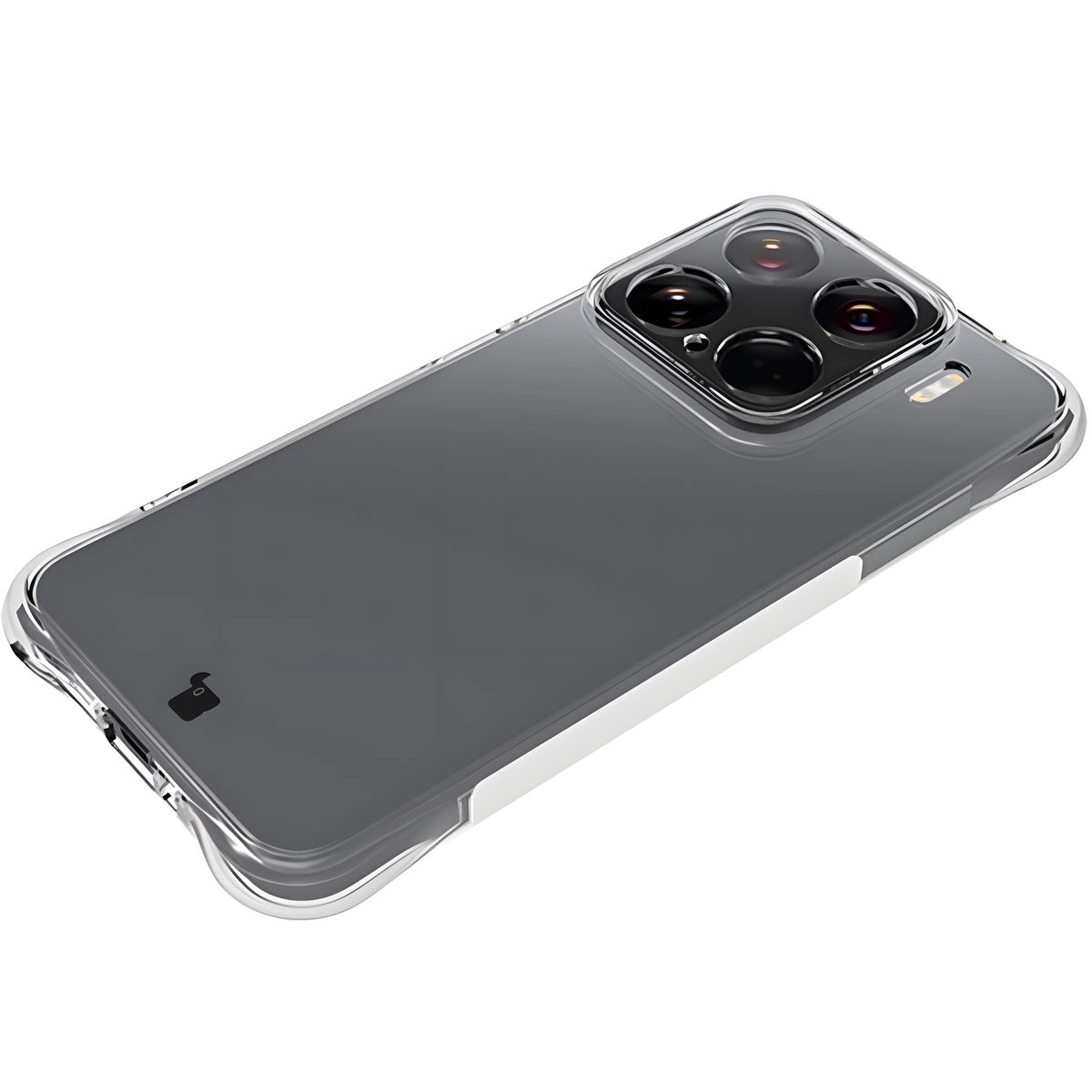 Etui Bizon Elastyczne Salpa do Xiaomi 15 Przezroczysty