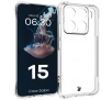 Etui Bizon Elastyczne Salpa do Xiaomi 15 Przezroczysty
