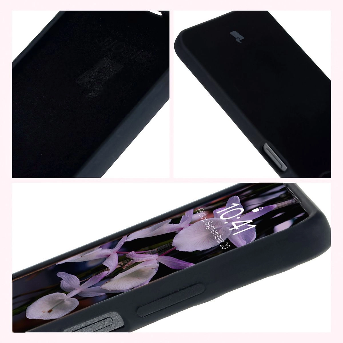 Etui Bizon Silikonowe Soft do Xiaomi Redmi 13C 4G/Xiaomi Redmi 13C 5G/Xiaomi Poco C65 Czarny