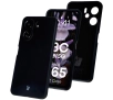 Etui Bizon Silikonowe Soft do Xiaomi Redmi 13C 4G/Xiaomi Redmi 13C 5G/Xiaomi Poco C65 Czarny