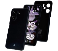Bizon Silikonowe Soft do Xiaomi Redmi 13C 4G/Xiaomi Redmi 13C 5G/Xiaomi Poco C65 Czarny