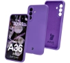 Etui Bizon Silikonowe Soft do Galaxy A36 5G Fioletowy