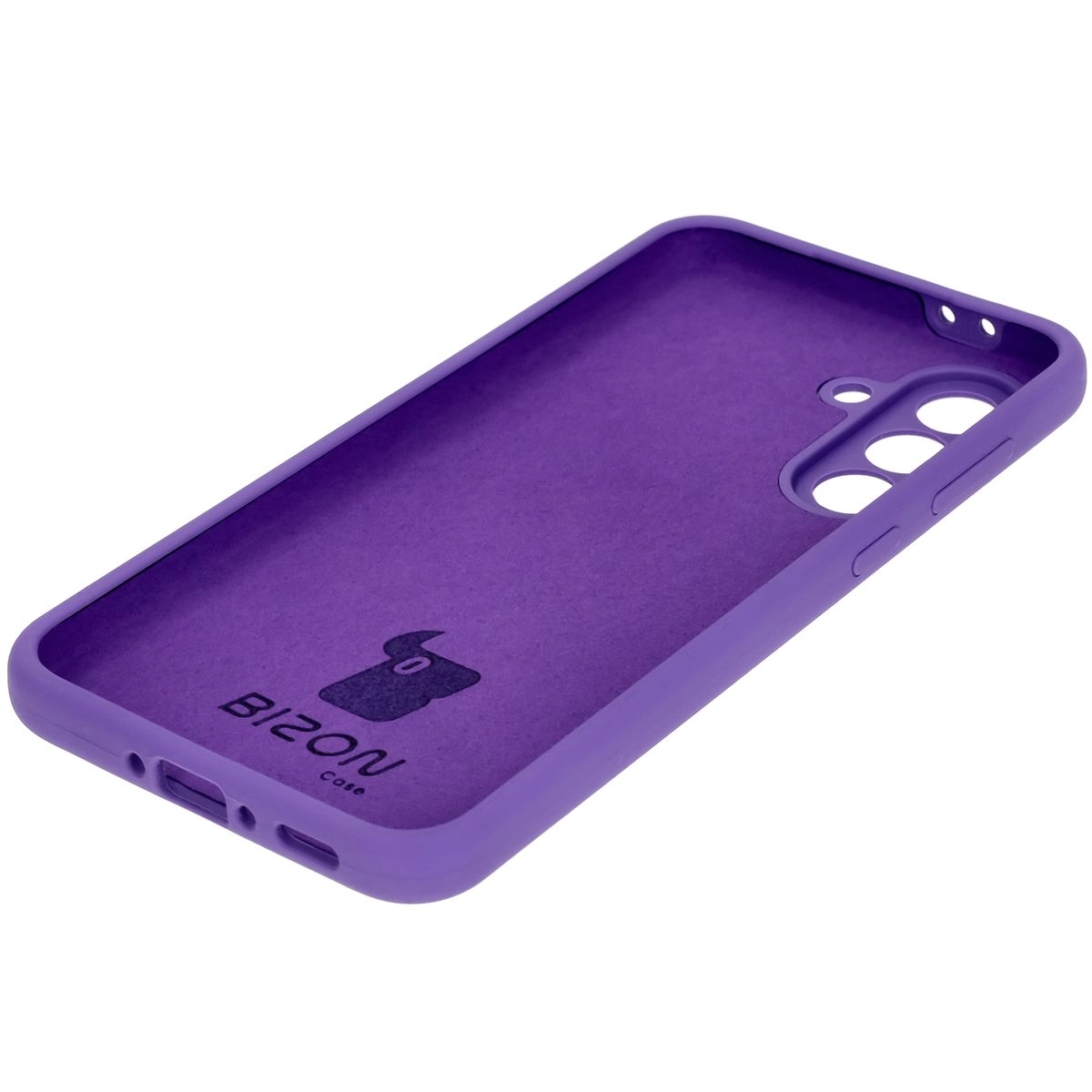Etui Bizon Silikonowe Soft do Galaxy A36 5G Fioletowy