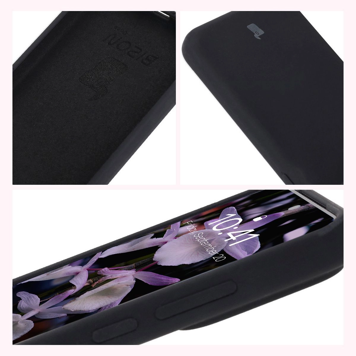 Etui Bizon Silikonowe Soft do Xiaomi 15 Czarny