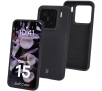 Etui Bizon Silikonowe Soft do Xiaomi 15 Czarny