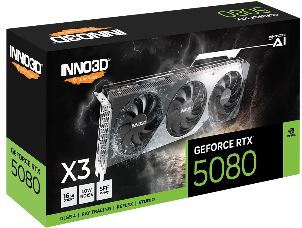 Karta graficzna Inno3D GeForce RTX 5080 X3 16GB GDDR7 256bit DLSS 4