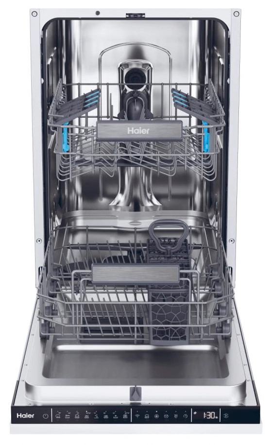 Zmywarka Haier i-Pro Shine Seria 4 XI0C3TB3FB 44,8cm Automatyczne otwieranie drzwi Zdalne sterowanie