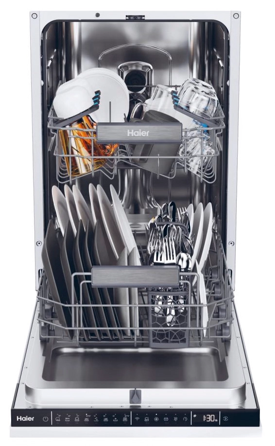 Zmywarka Haier i-Pro Shine Seria 4 XI0C3TB3FB 44,8cm Automatyczne otwieranie drzwi Zdalne sterowanie