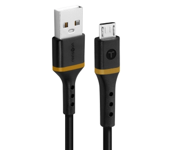 Kabel Reinston EK15AM USB-A do Micro USB 1,5m Czarny