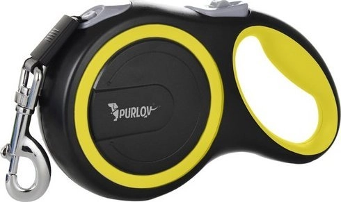 Smycz Purlov automatyczna z blokadą do 50kg