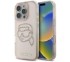 Etui Karl Lagerfeld IML Rhinestones Karl Head do iPhone 16 Pro Max Różowy
