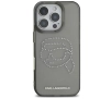Etui Karl Lagerfeld IML Rhinestones Karl Head do iPhone 16 Pro Czarny