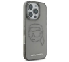 Etui Karl Lagerfeld IML Rhinestones Karl Head do iPhone 16 Pro Czarny
