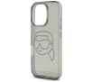 Etui Karl Lagerfeld IML Rhinestones Karl Head do iPhone 16 Pro Czarny