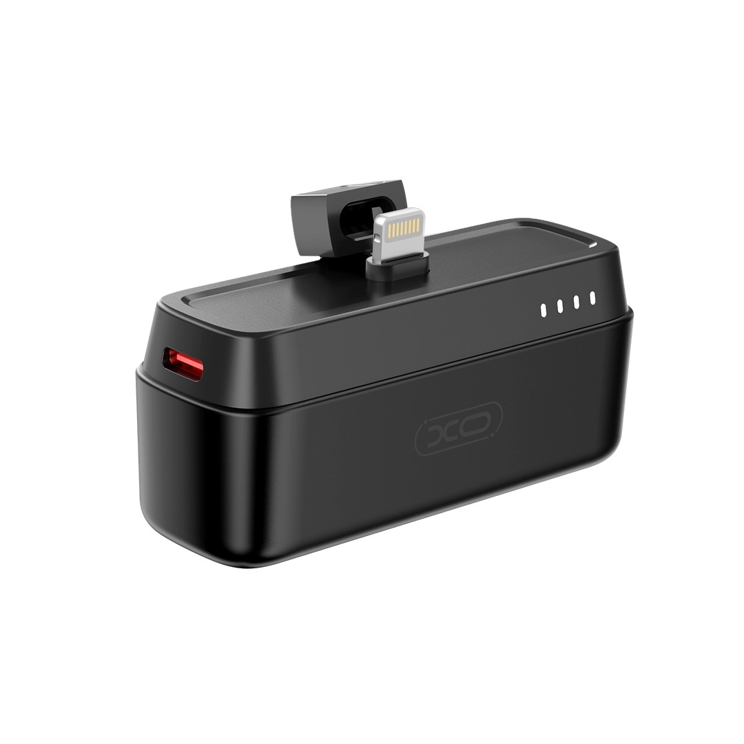 Powerbank XO Mini PR244 Lightning 5000mAh 20W Czarny