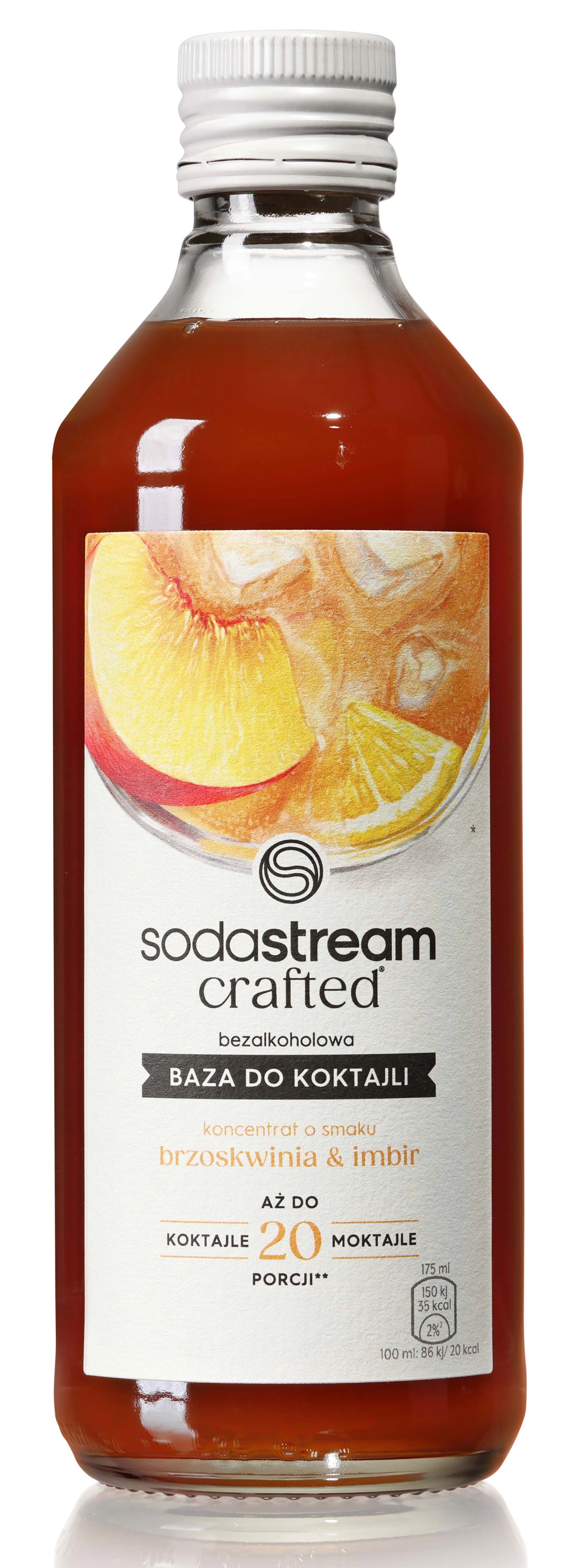 Syrop Sodastream Crafted Brzoskwinia & Imbir
