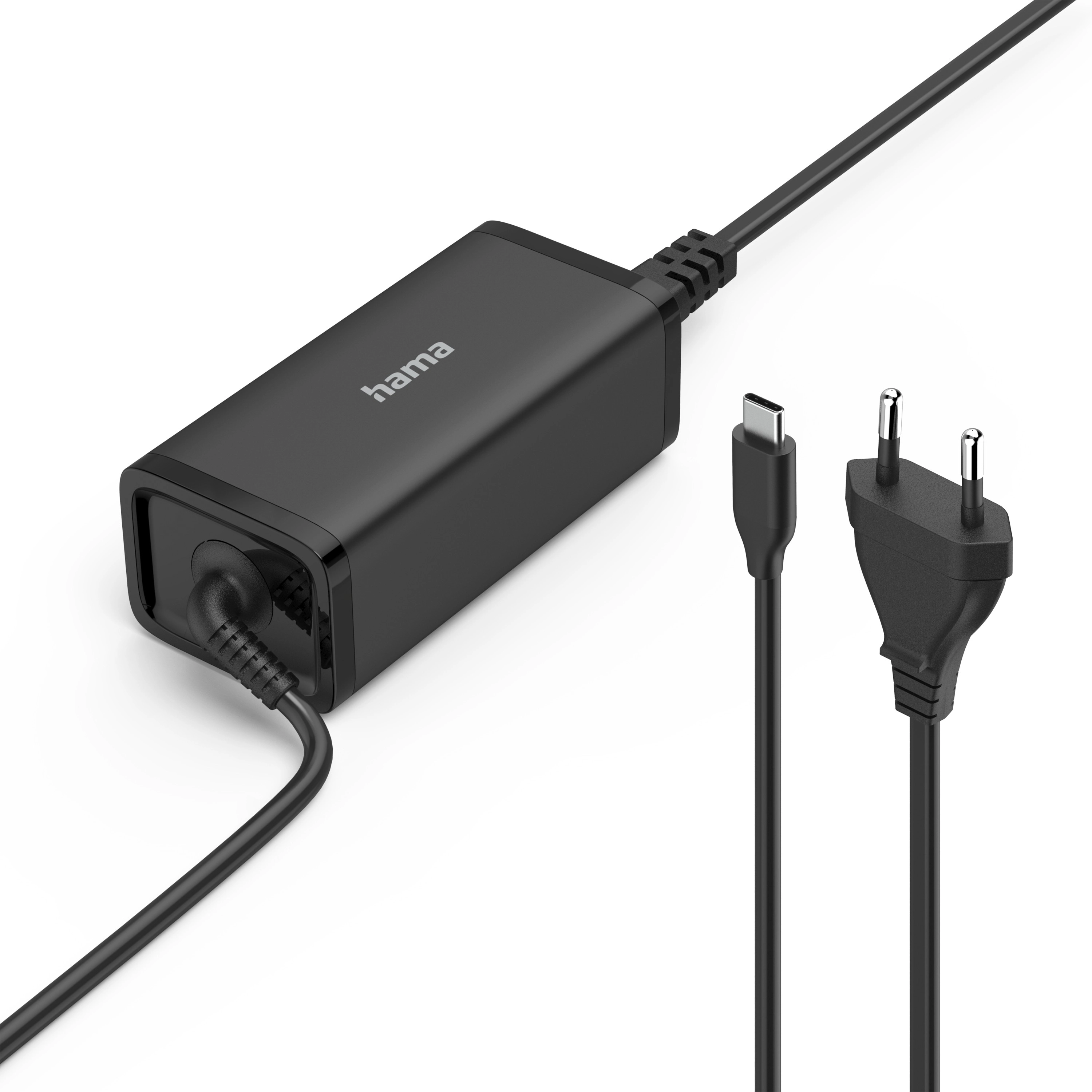 Zasilacz do laptopa Hama 200024 USB-C GaN 100W