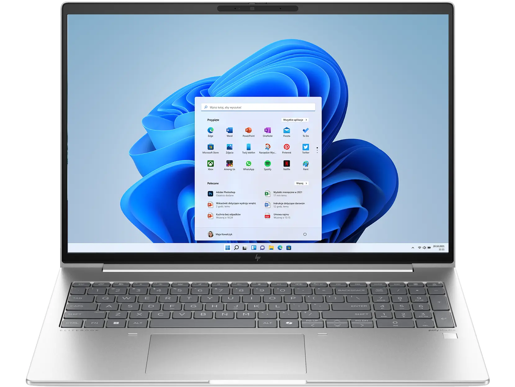 Laptop biznesowy HP EliteBook 660 G11 16" Ultra 5 135H 16GB RAM 512GB Dysk SSD Win11 Pro Srebrny Funkcje AI