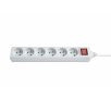 Listwa Hama P2223745 "STANDARD" 6 Gniazd 3m Biały