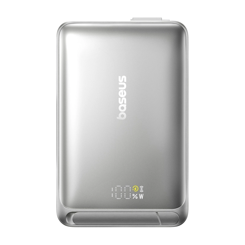 Powerbank Baseus Nomos Qi2, USB-C 10000mAh 45W Szary