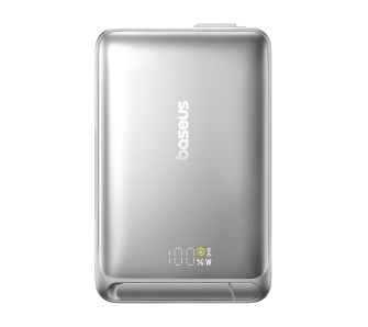 Powerbank Baseus Nomos Qi2, USB-C 10000mAh 45W Szary
