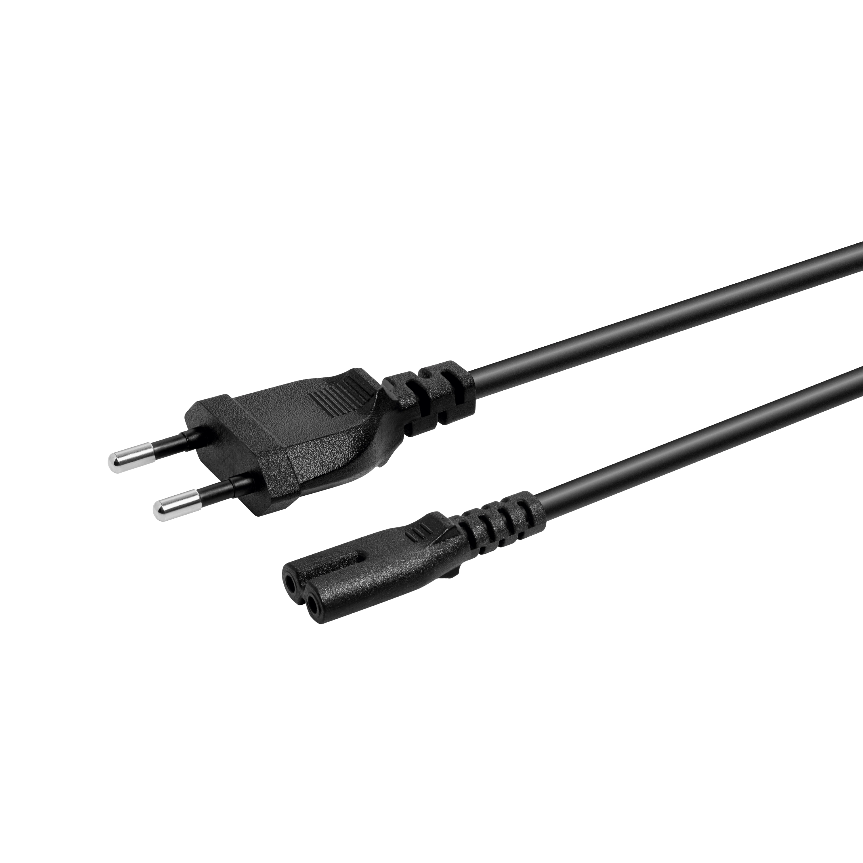 Kabel zasilający Reinston C7 EZK03  2m Czarny