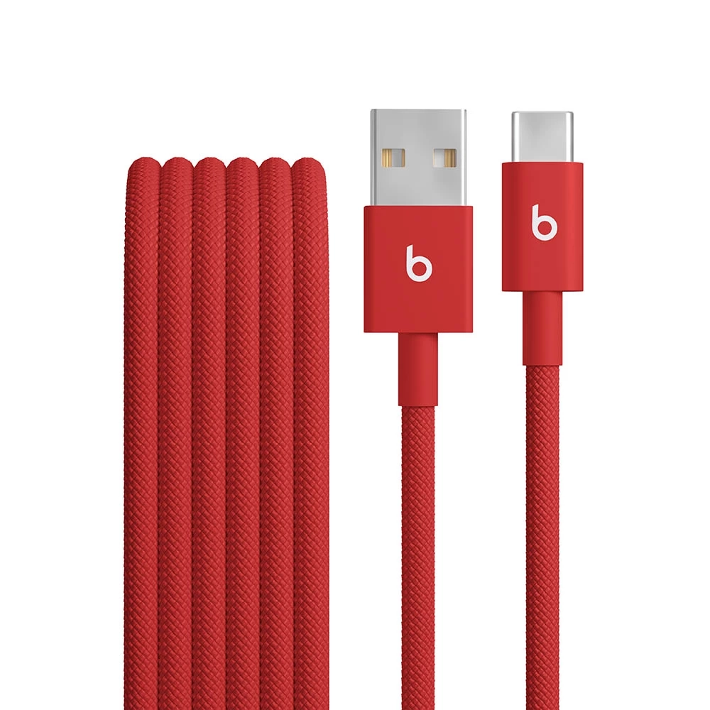 Kabel Beats Woven USB-A do USB-C 1,5m Czerwony