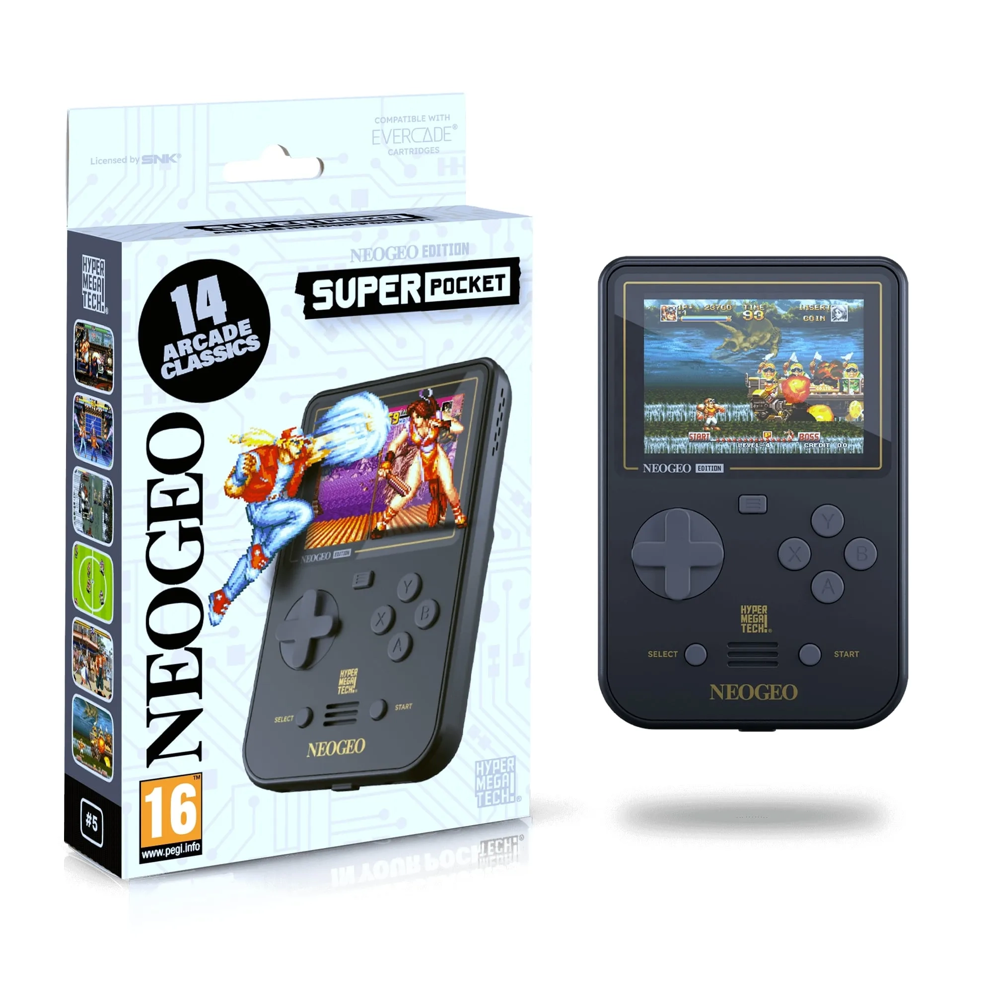 Konsola Hyper Mega Tech! Super Pocket NEOGEO Edition