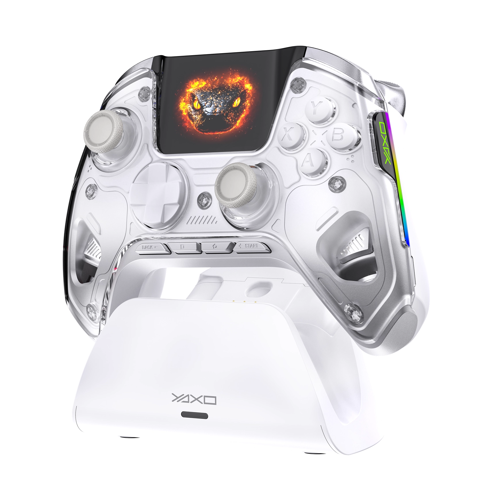 Pad Yaxo Venom Blaze Apline White do PC, Nintendo Switch 2, Nintendo Switch, Android, iOS, NVIDIA Shield Bezprzewodowy