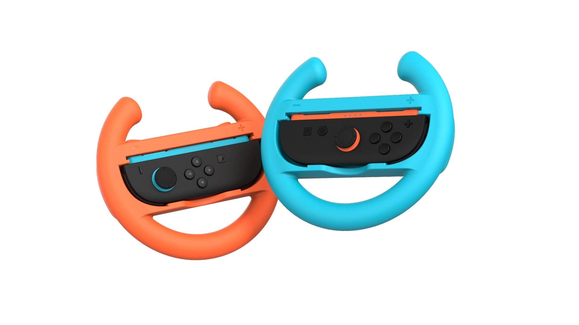 Kierownica Yaxo YGWSJCH01CM Joy-Con Wheels Set do Nintendo Switch 2 Czerwono-niebieski