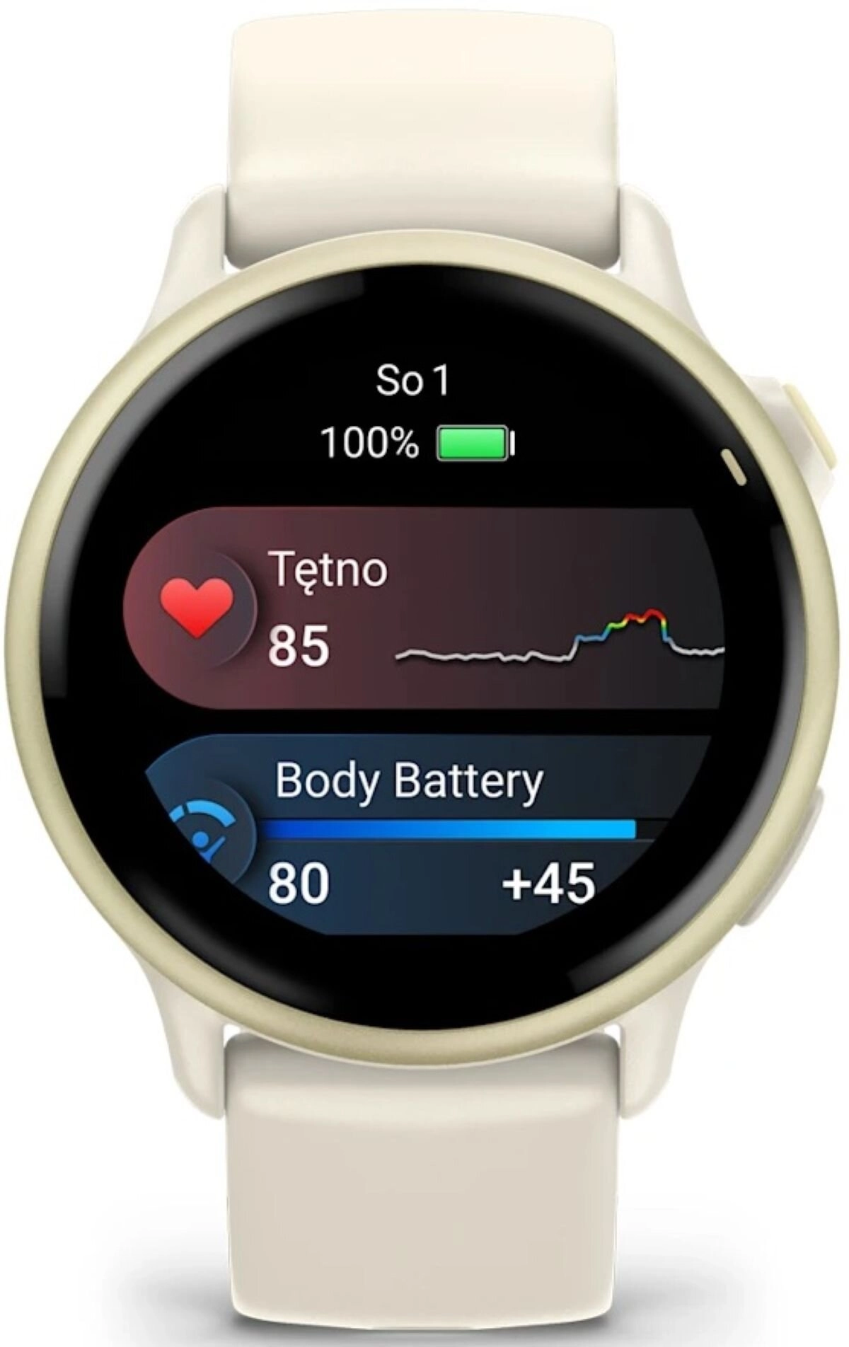 Smartwatch Garmin vivoactive 6 42mm Beżowy