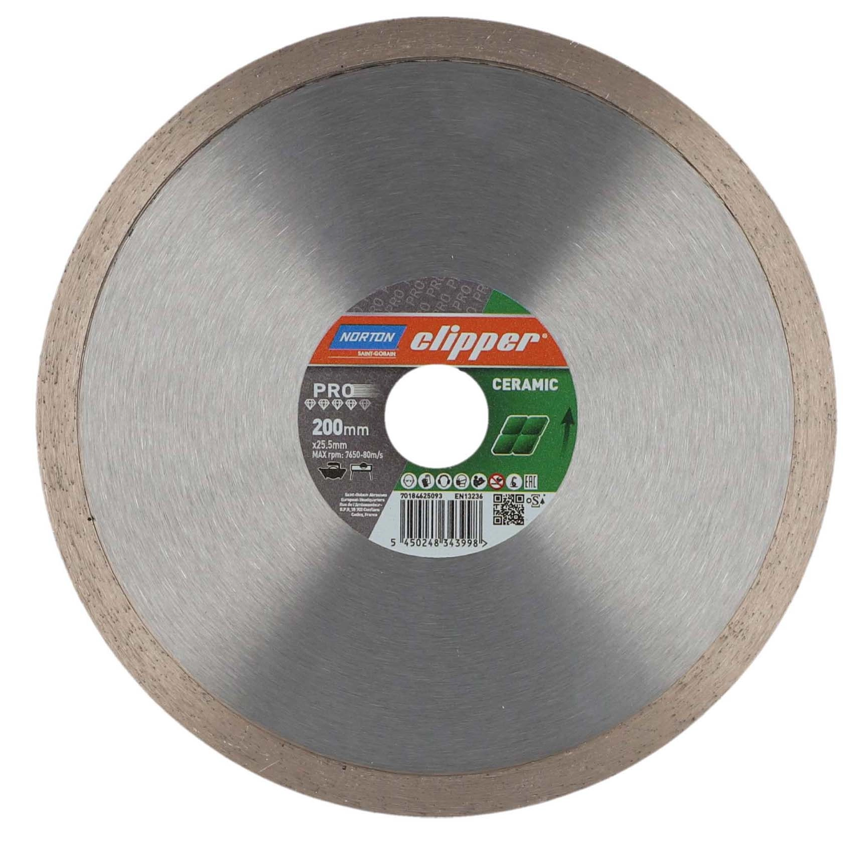 Tarcza diamentowa Norton Clipper Pro Ceramic Soft 200mm