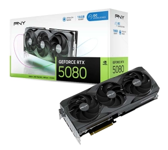 Karta graficzna PNY GeForce RTX 5080 Overclocked Triple Fan 16GB GDDR7 256bit DLSS 4