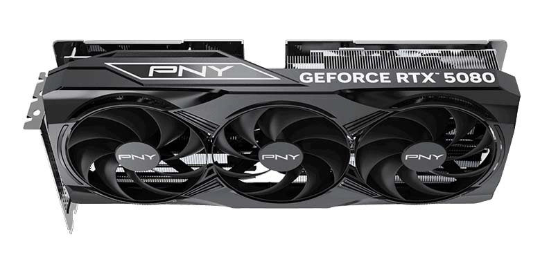 Karta graficzna PNY GeForce RTX 5080 Overclocked Triple Fan 16GB GDDR7 256bit DLSS 4