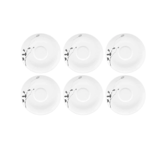 Zestaw spodków Seltmann Liberty Dark Rose 6 elementów 16,5cm