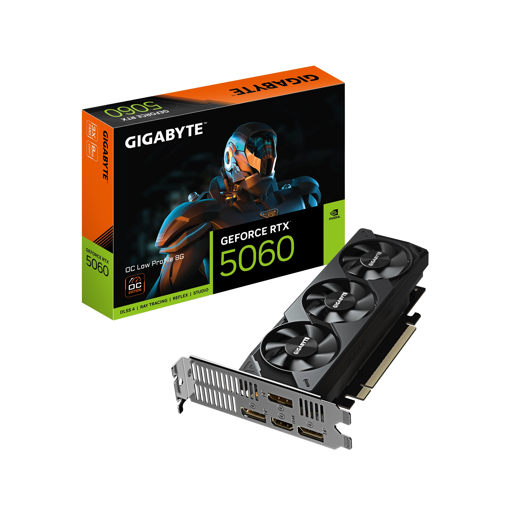 Karta graficzna Gigabyte GeForce RTX 5060 OC Low Profile 8GB GDDR7 128bit DLSS 4