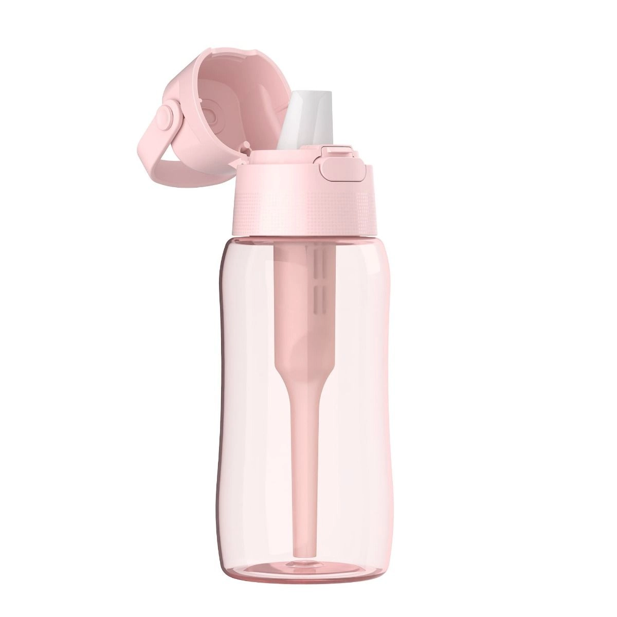 Butelka filtrująca Dafi Solid DODA 0,5l Baby Pink Barwiona z Filtrem