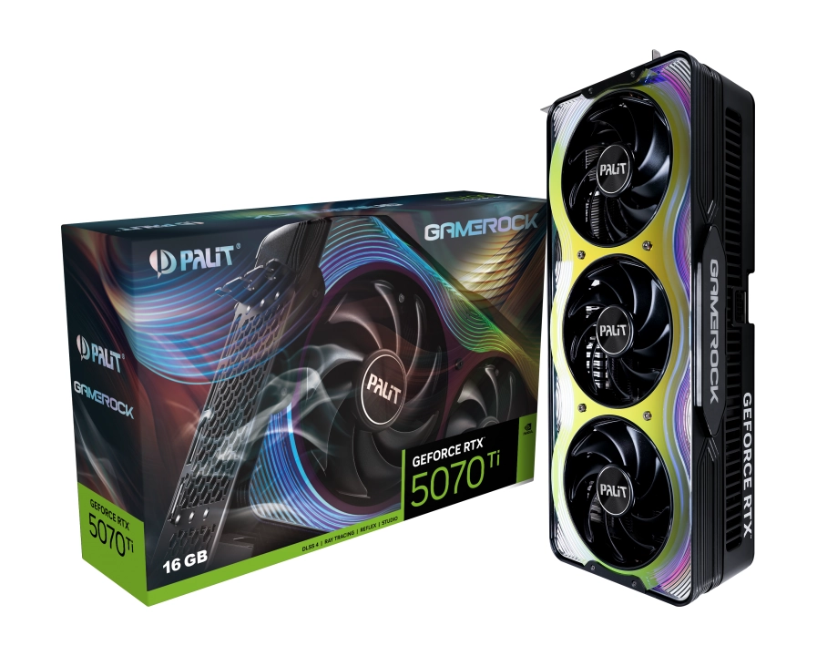 Karta graficzna Palit GeForce RTX 5070 Ti GameRock 16GB GDDR7 256bit DLSS 4