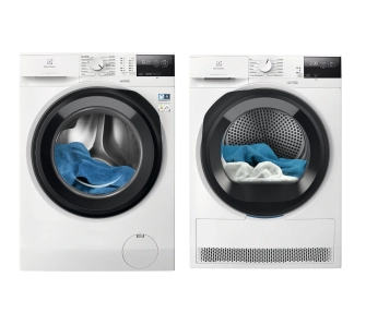 Zestaw Electrolux pralka 600 SensiCare EW6F2282P 8kg 1200obr/min + suszarka 600 GentleCare EW6DEU285YP 63,8cm 8kg