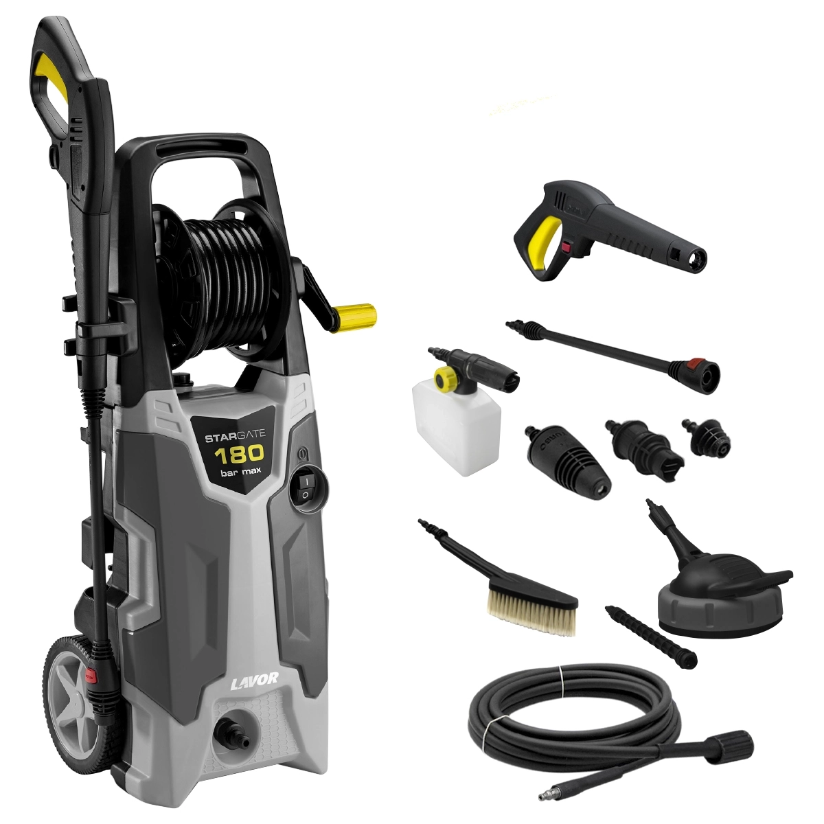 Myjka ciśnieniowa Lavor Stargate 180 510l/h Pompa aluminiowa 8m