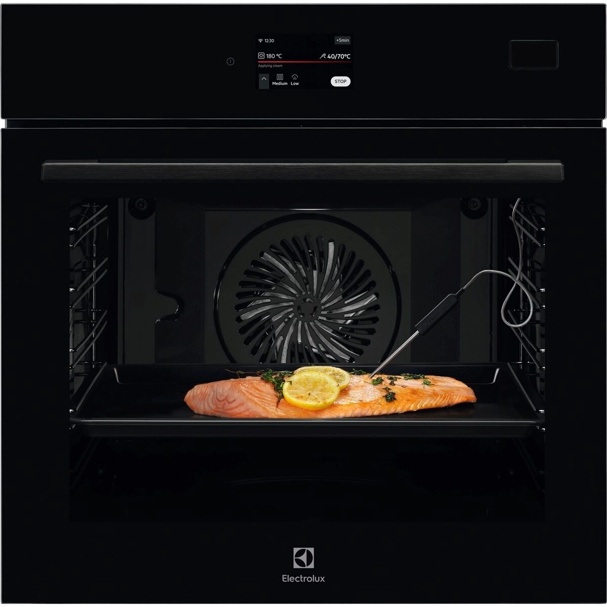Electrolux LOB9S3XZ Termoobieg Termosonda Zdalne sterowanie Czarny