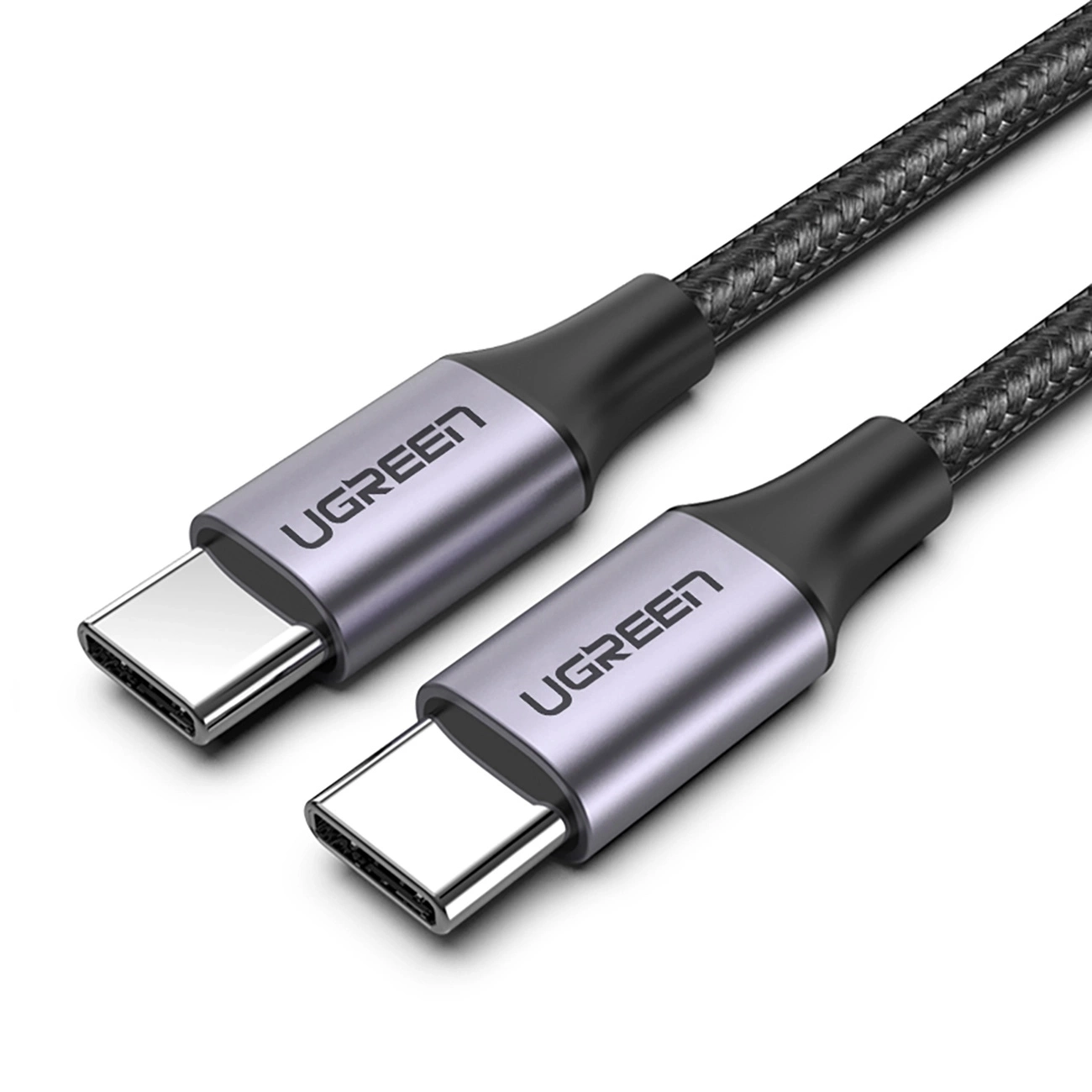 Kabel UGREEN US161 USB-C do USB-C 3.1 1,5m Szary
